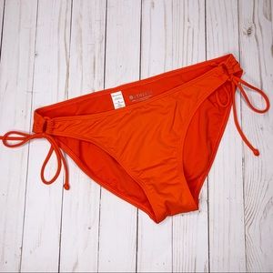 ATHLETA NOWT 🌟 Orange Notsostring String Bikini Bottoms M